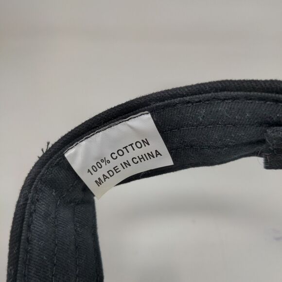 White Castle Craver Nation Strapback Sun Visor Hat Black Adjustable Embroidered - Picture 10 of 10